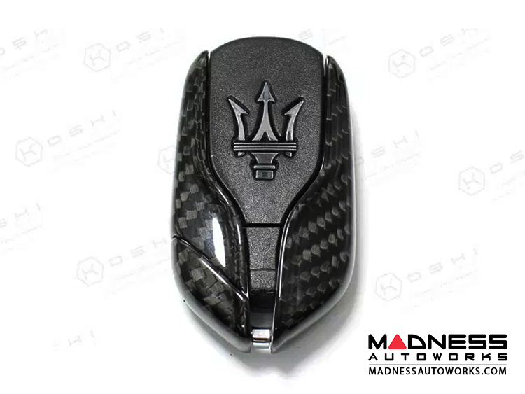 Maserati Quattroporte Carbon Fiber Key Fob Cover - Carbon Fiber